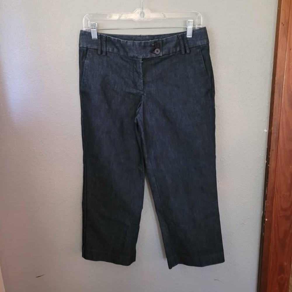 Express Editor Cropped Dress Jeans Womens size 4 Stretch